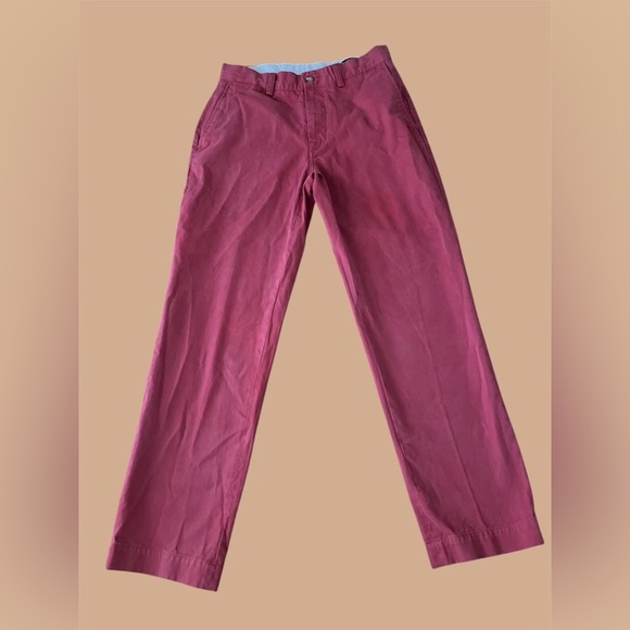 Ralph Lauren Pink Chinos Vibrant Cotton Blend Pant - Picture 1 of 8